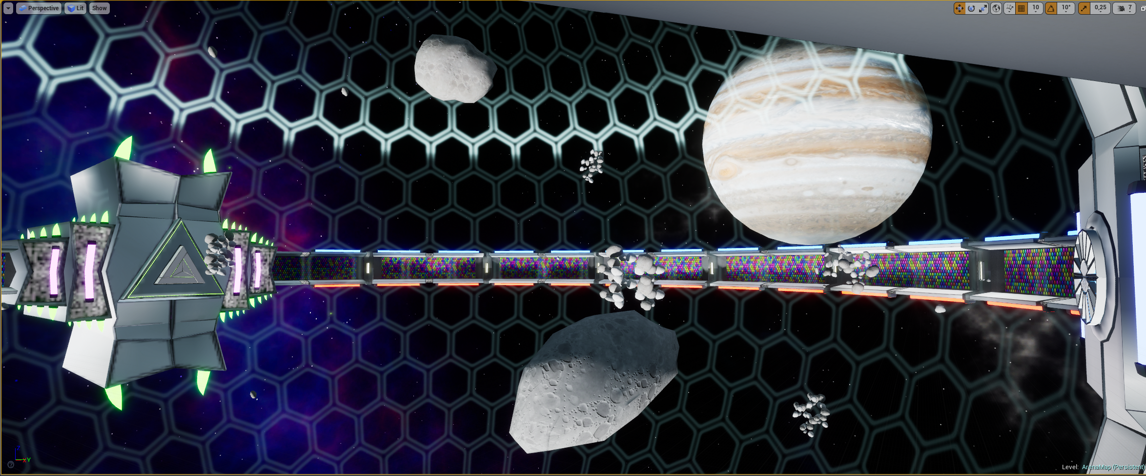 Jupiter Storm arena view